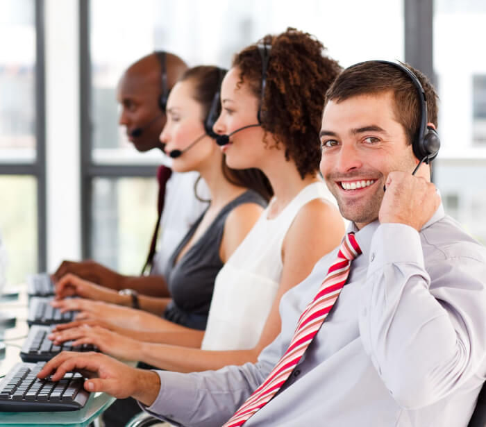 Customer support team ready to help